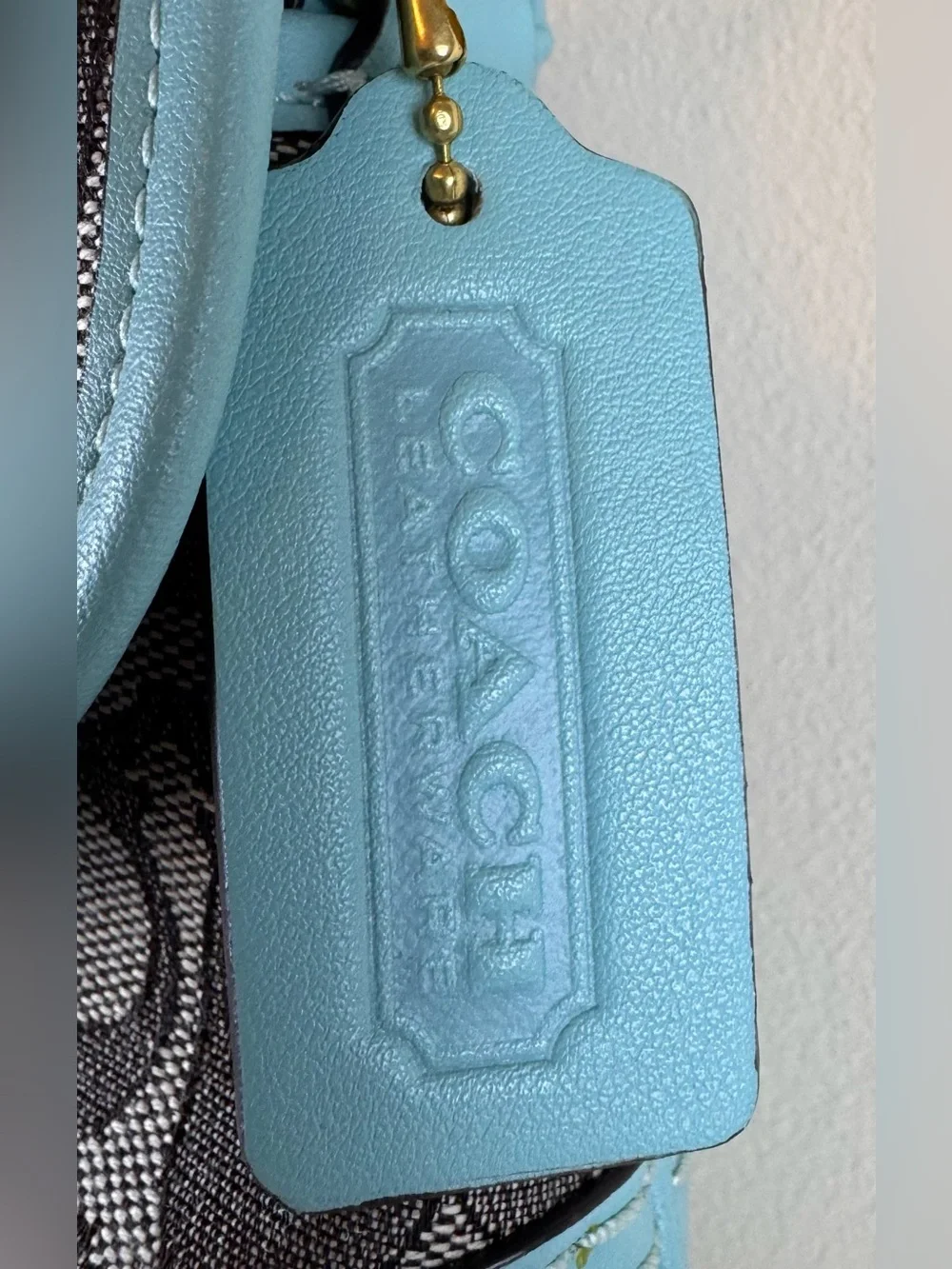 Coach The SoHo Flap Limited Re-Edition 2006 in Jacquard Blue